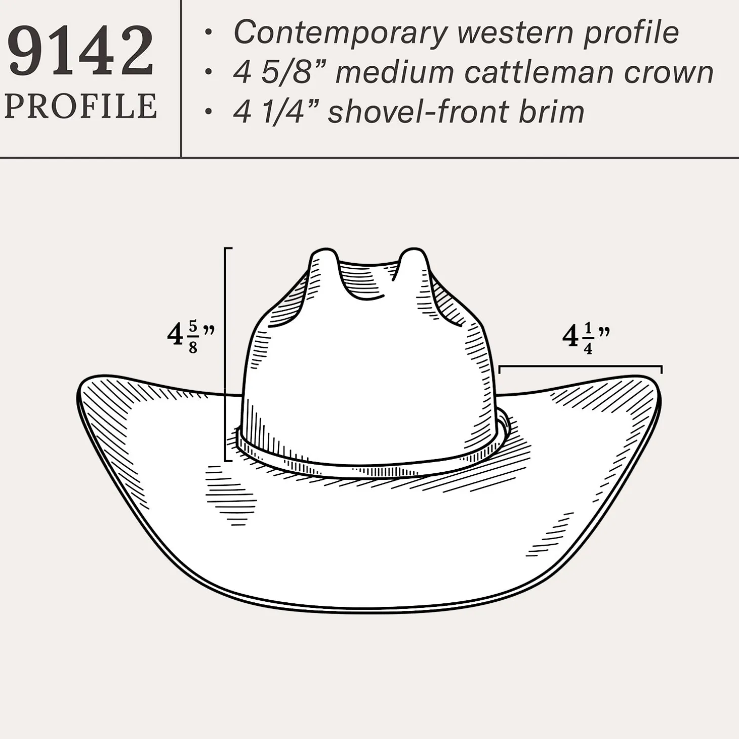 Acoustic 6X Cowboy Hat