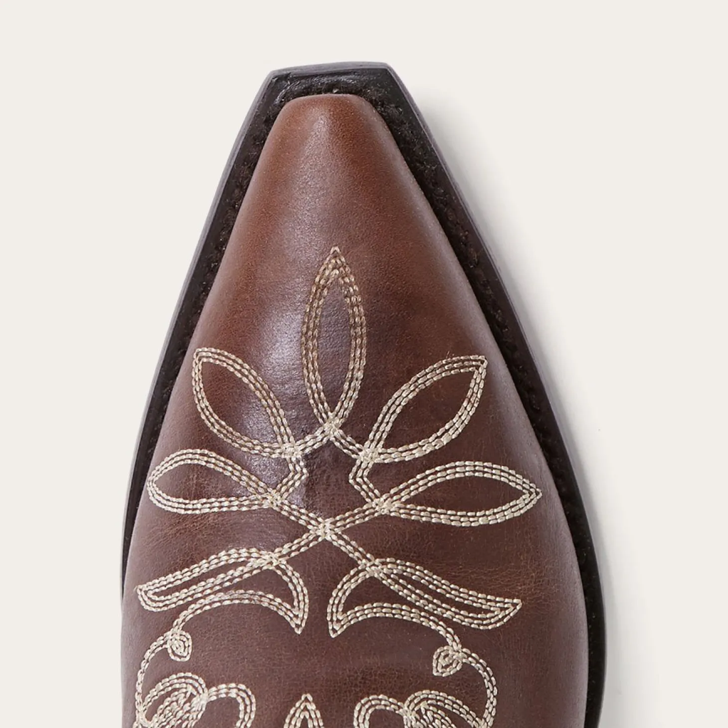 Adeline Burnished Brown Back Zip Cowboy Boot