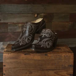 Adley Vintage Finished Leather Mules