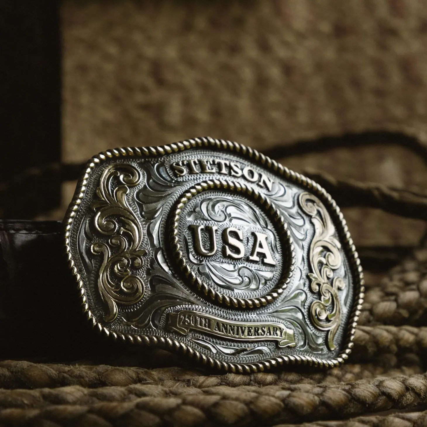 American Anniversary Plaque Buckle