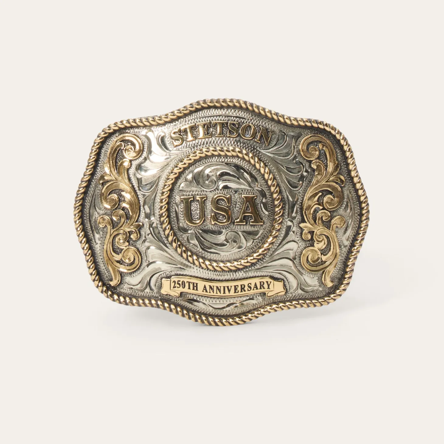 American Anniversary Plaque Buckle