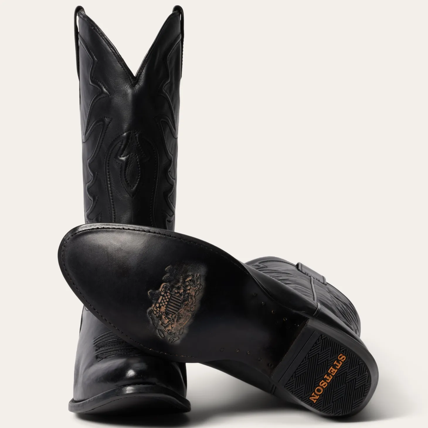 Ames Corded & Burnished Leather Boot