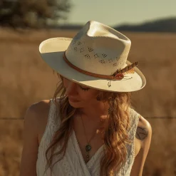 Andromeda Vented Straw Fedora