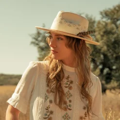 Andromeda Vented Straw Fedora