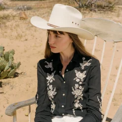 Angus 10X Straw Cowboy Hat