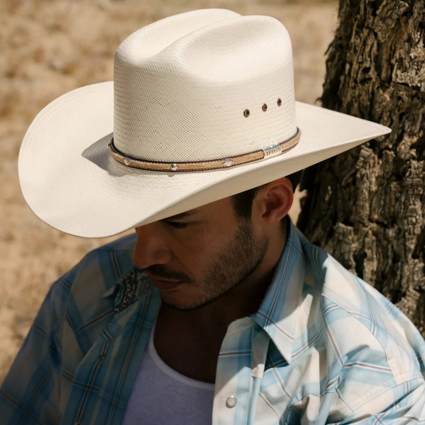 Angus 10X Straw Cowboy Hat