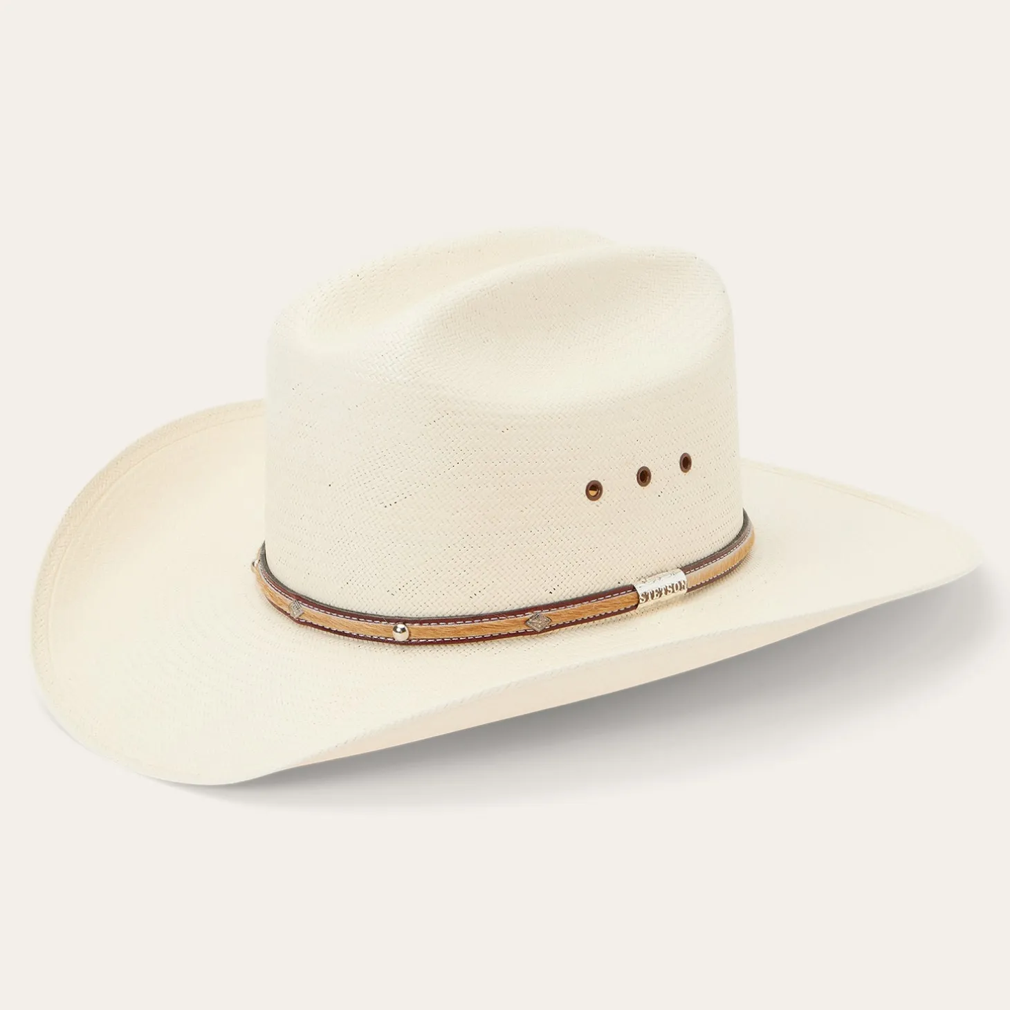 Angus 10X Straw Cowboy Hat