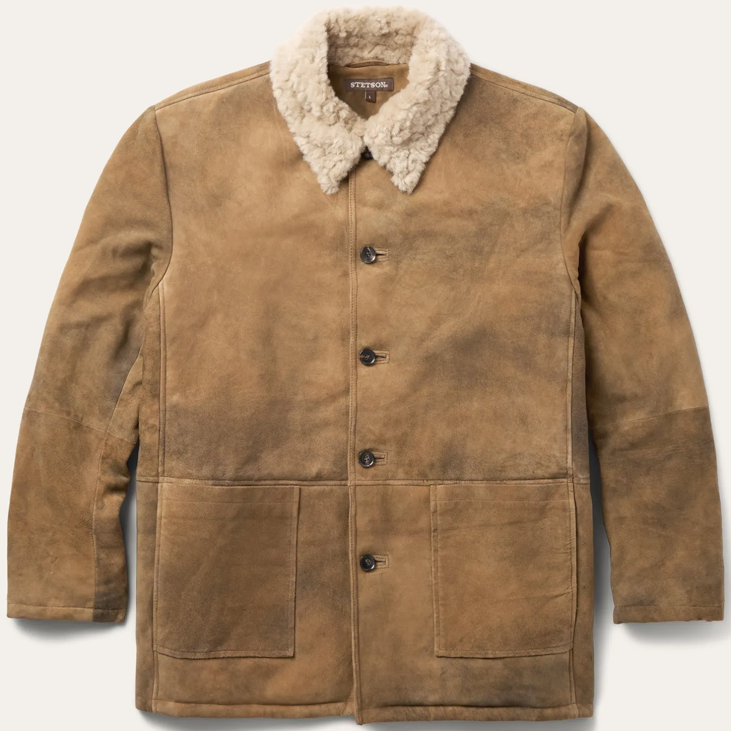 Antique Suede Shearling Jacket