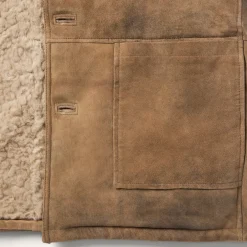 Antique Suede Shearling Jacket