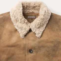 Antique Suede Shearling Jacket
