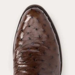 Austin Ostrich Roper Boots
