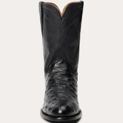 Austin Ostrich Roper Boots
