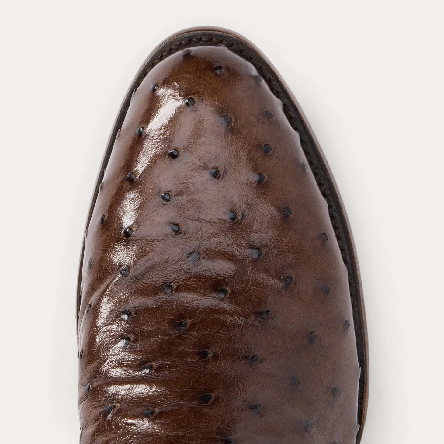 Austin Ostrich Roper Boots