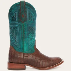 Big Horn Tobacco Alligator Cowboy Boot