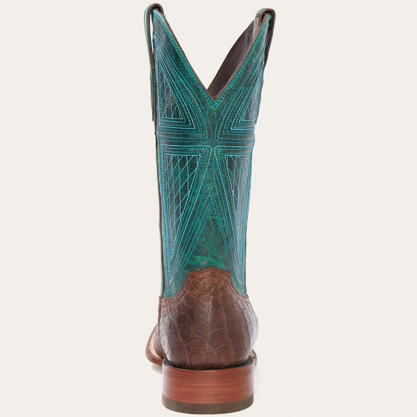 Big Horn Tobacco Alligator Cowboy Boot