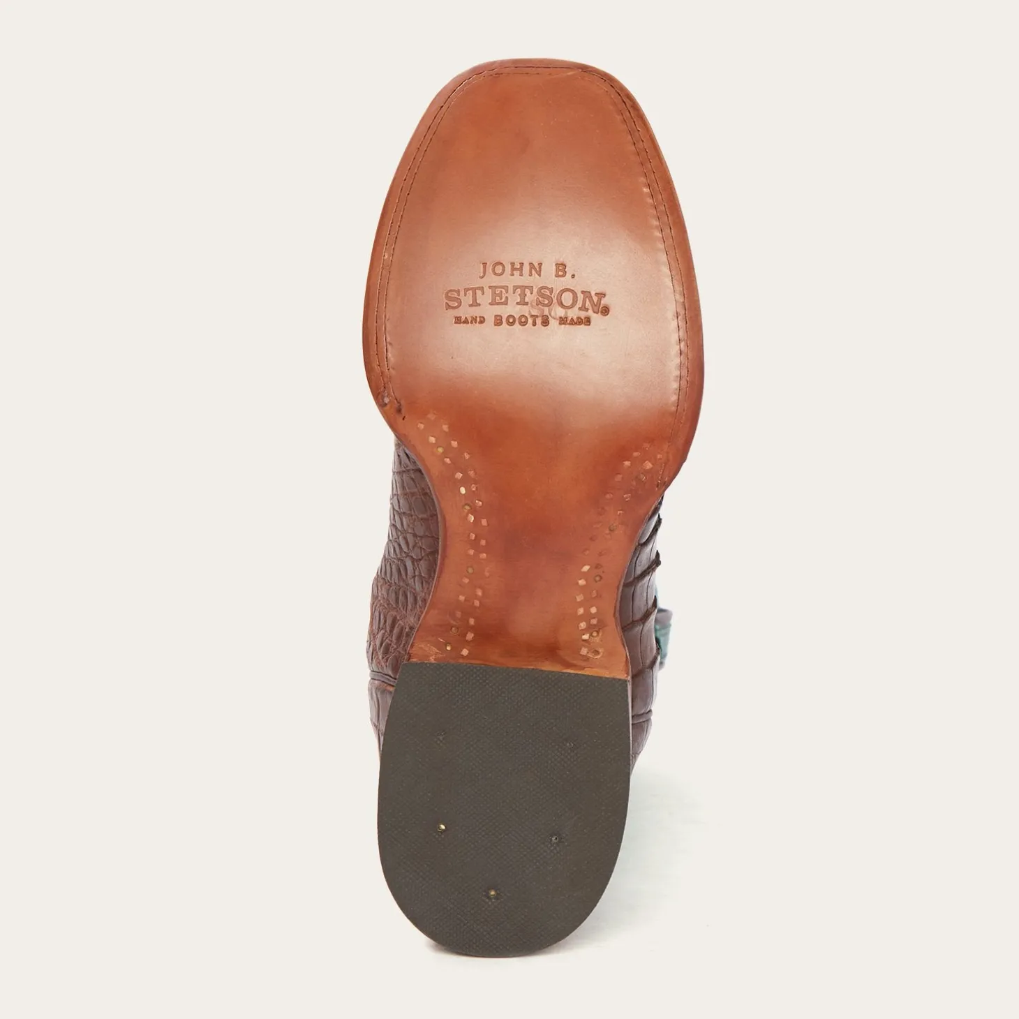 Big Horn Tobacco Alligator Cowboy Boot