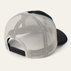 Bison Patch High Crown Trucker Hat