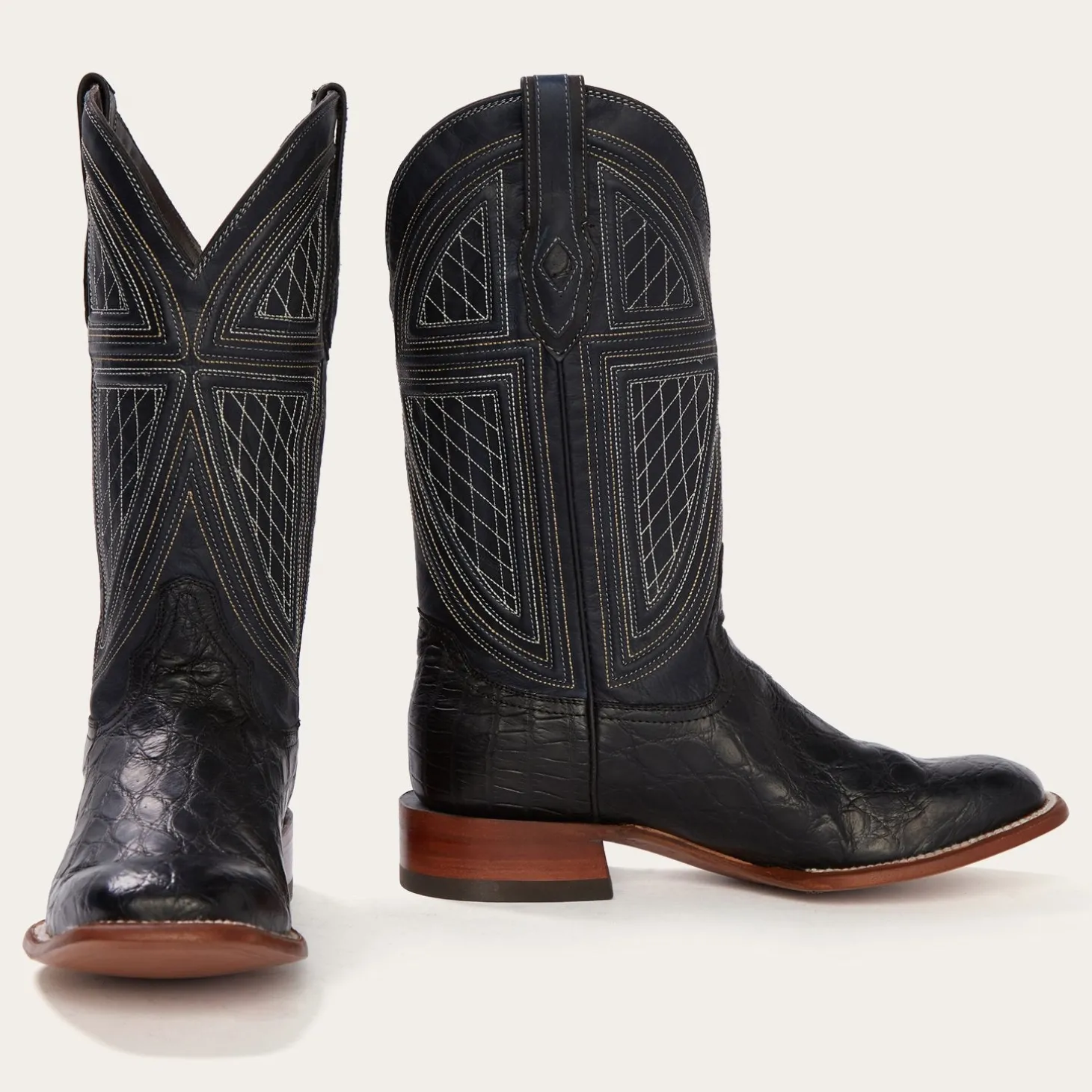 Black Falls Alligator Cowboy Boot