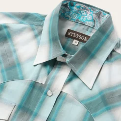 Bluebird Plaid Western Shirt