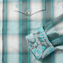 Bluebird Plaid Western Shirt