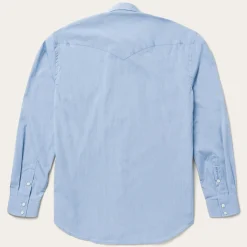 Blue End On End Solid Shirt