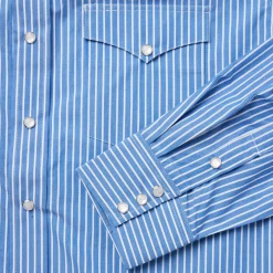 Blue Western Stripe Shirt