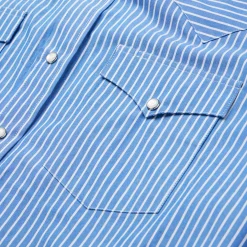 Blue Western Stripe Shirt