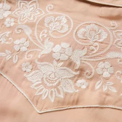 Blush Embroidered Western Shirt