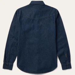 Boot Stitch Raw Denim Shirt