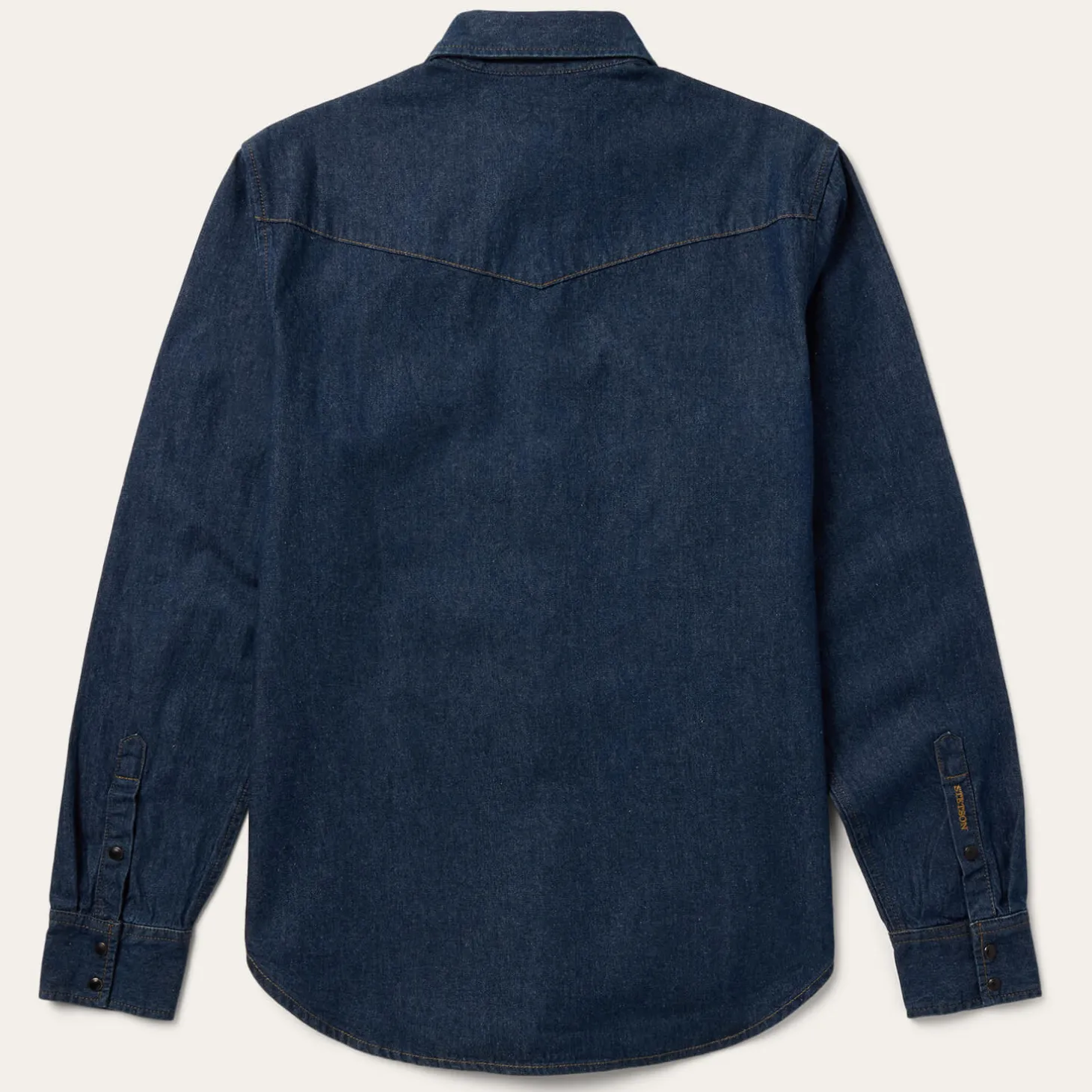 Boot Stitch Raw Denim Shirt