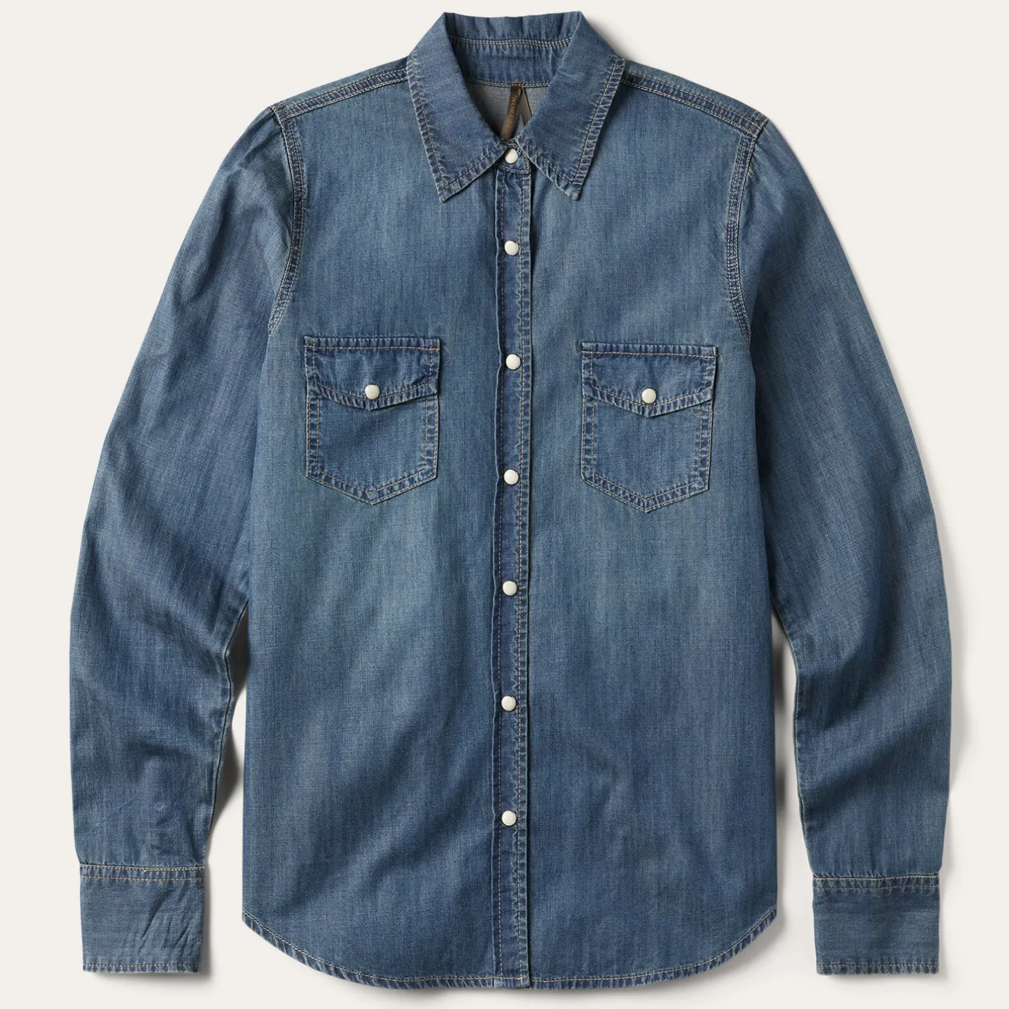 Boyfriend Fit Denim Shirt