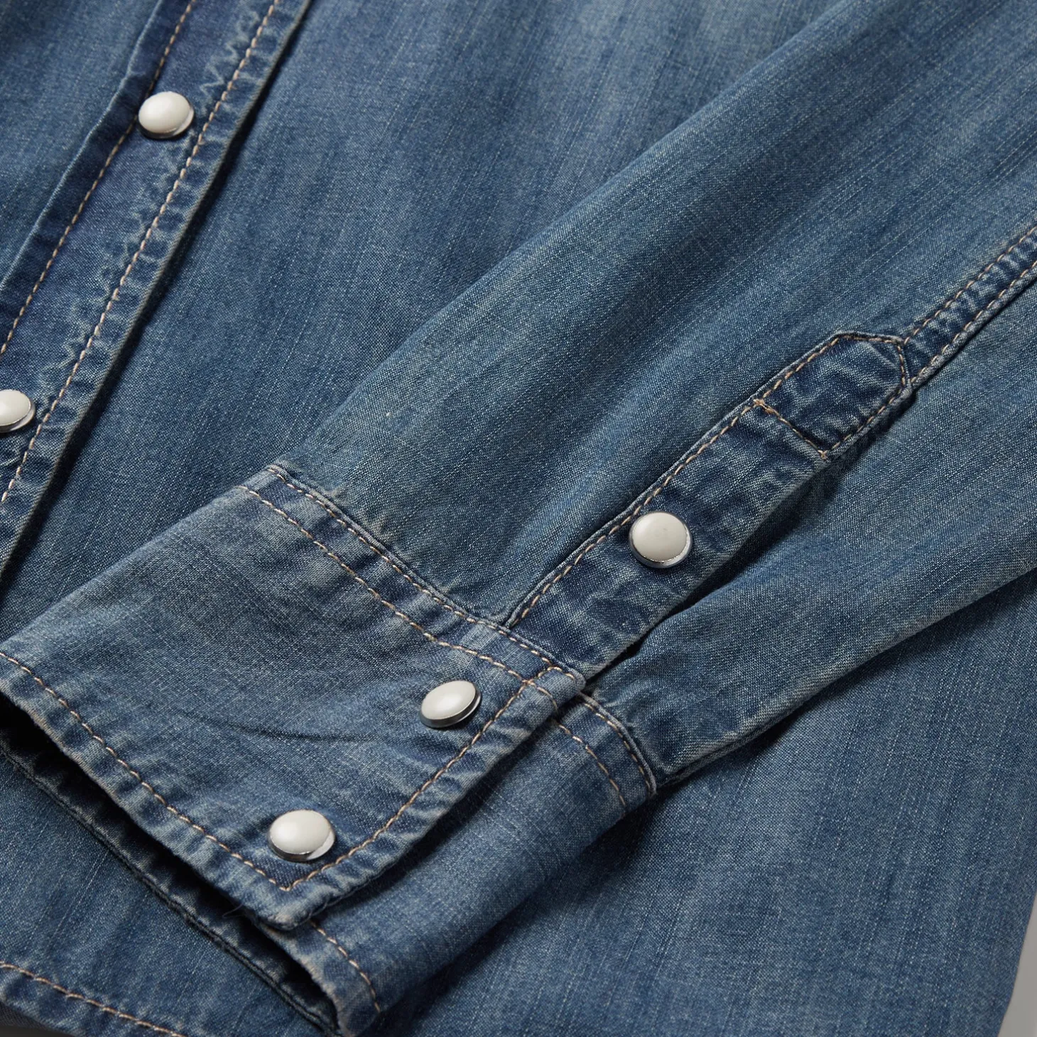 Boyfriend Fit Denim Shirt