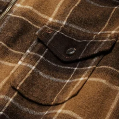 Brown Plaid Western Coat