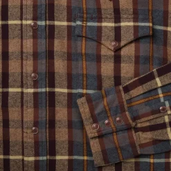 Brushed Flannel Western Shirt