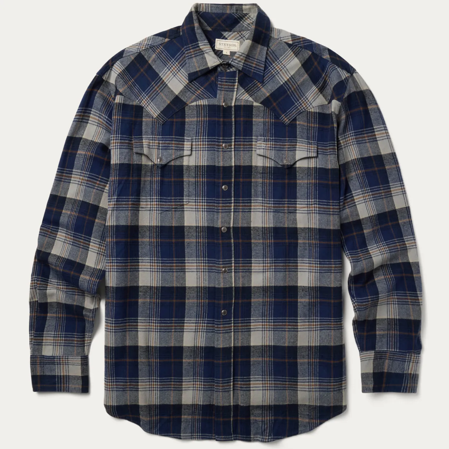 Brushed Flannel Western Shirt