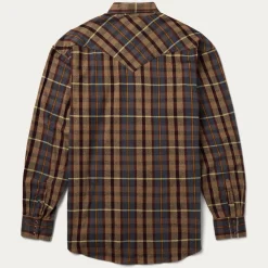 Brushed Flannel Western Shirt