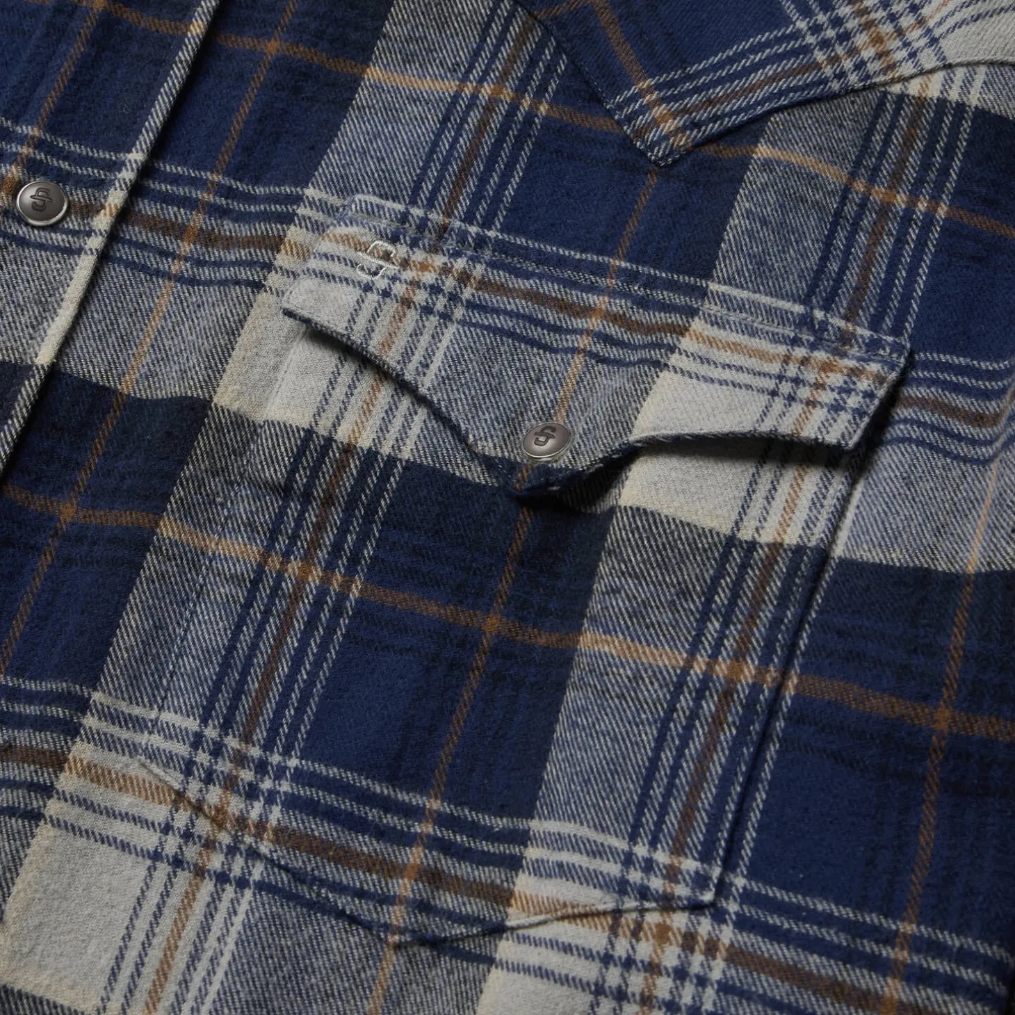 Brushed Flannel Western Shirt