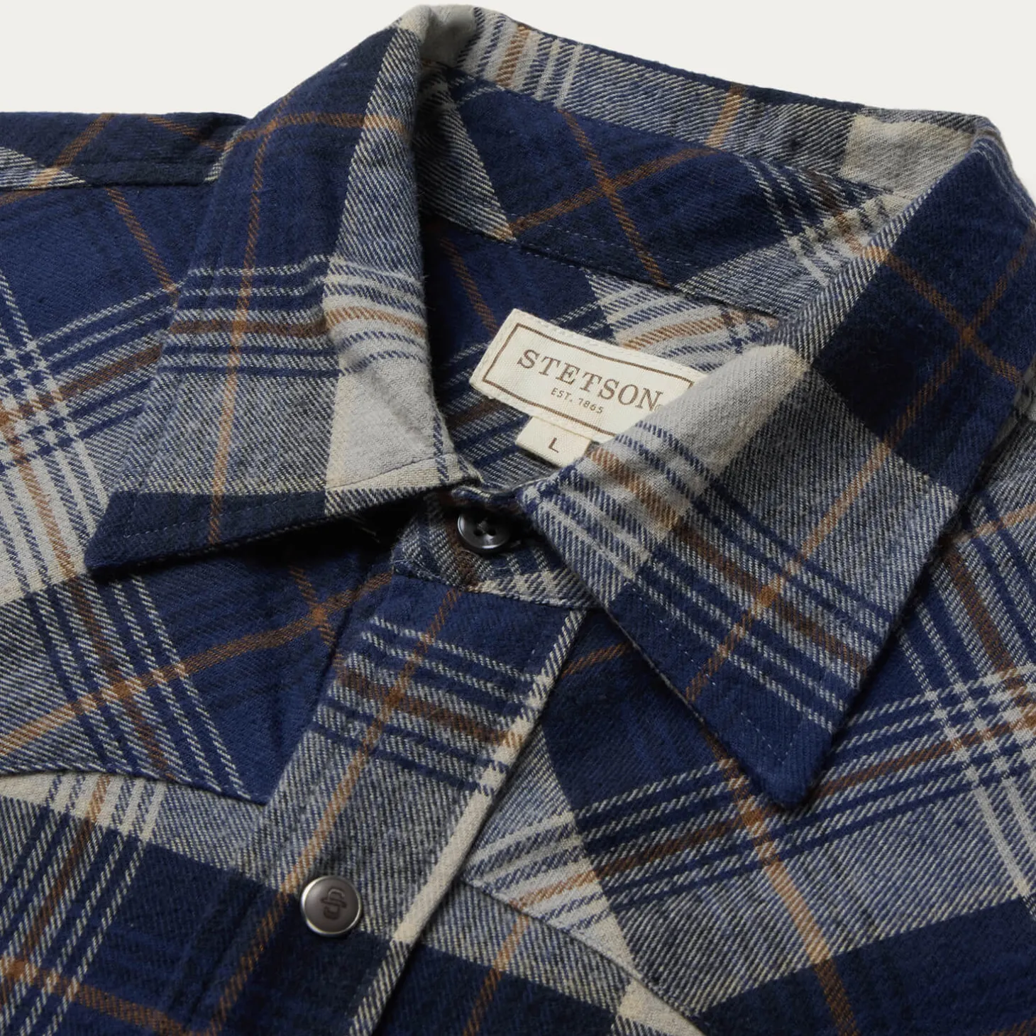 Brushed Flannel Western Shirt