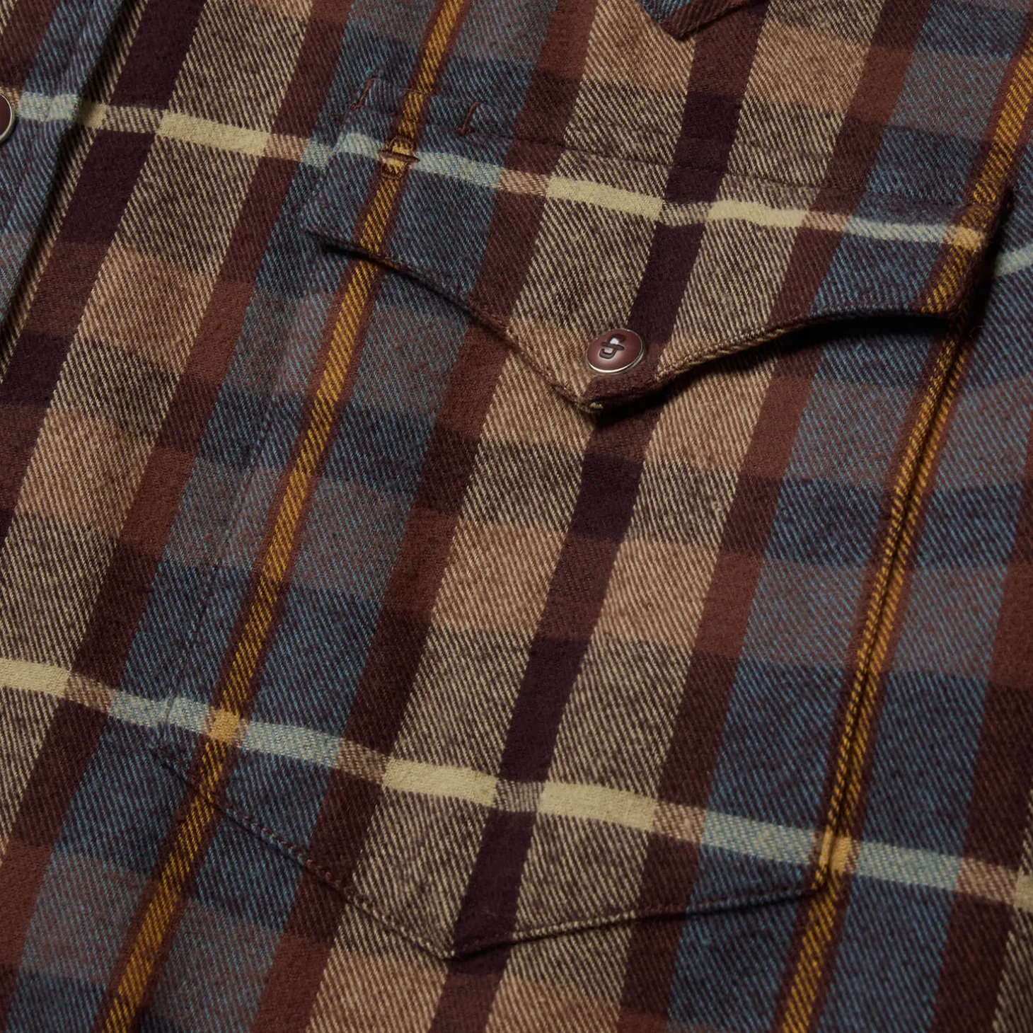 Brushed Flannel Western Shirt