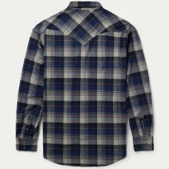 Brushed Flannel Western Shirt