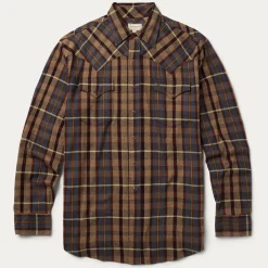 Brushed Flannel Western Shirt
