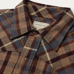 Brushed Flannel Western Shirt