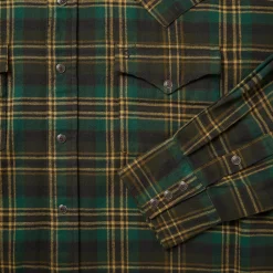 Brushed Flannel Western Shirt