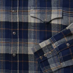 Brushed Flannel Western Shirt