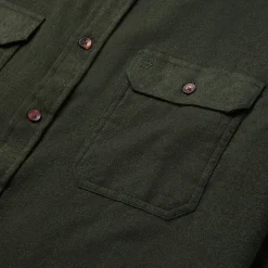 Brushed Heathered Flannel Shirt