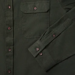 Brushed Heathered Flannel Shirt