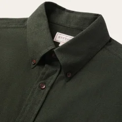 Brushed Heathered Flannel Shirt