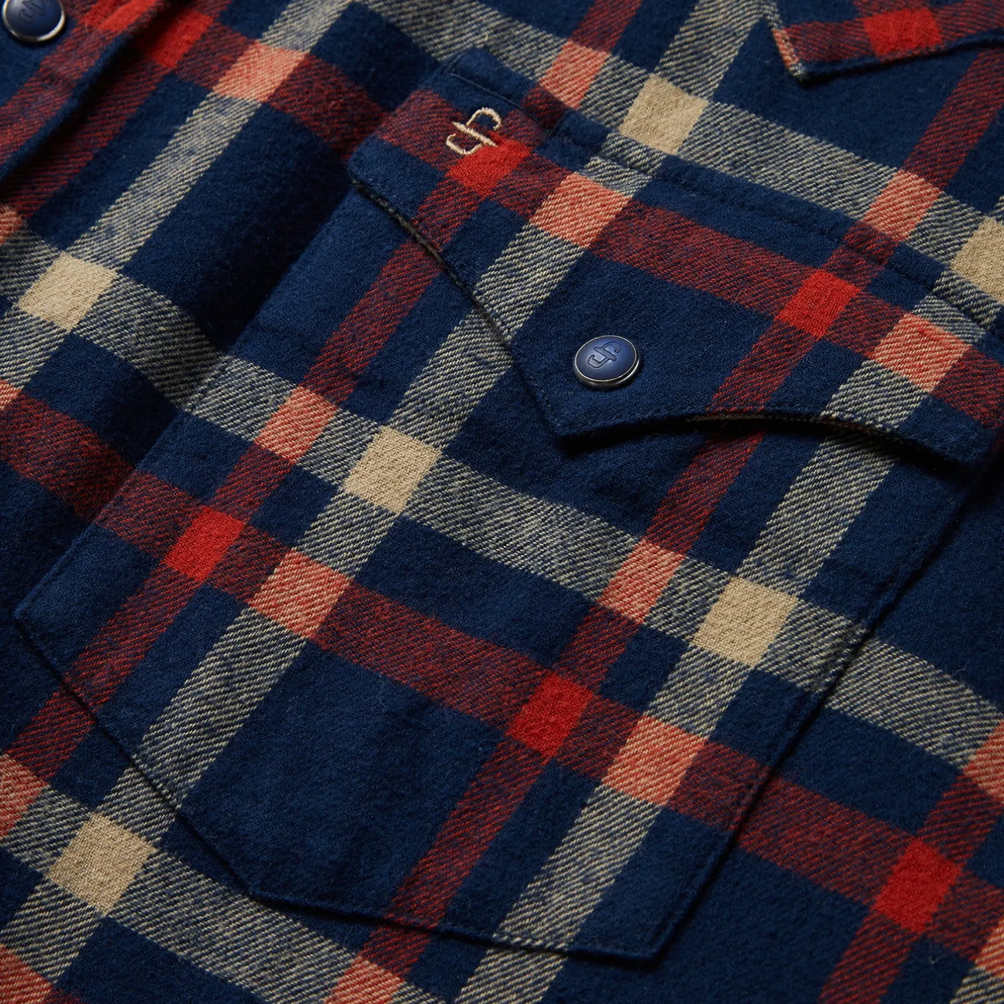 Brushed Twill Plaid Shirt