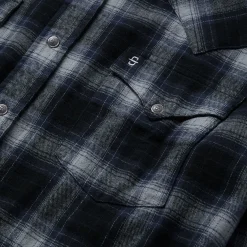 Brushed Twill Plaid Western Shirt