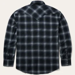Brushed Twill Plaid Western Shirt